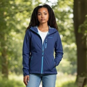 Marmot‎ Refuge Jacket Arctic Navy Womens M Medium Ski Snowboard Primaloft Gorp